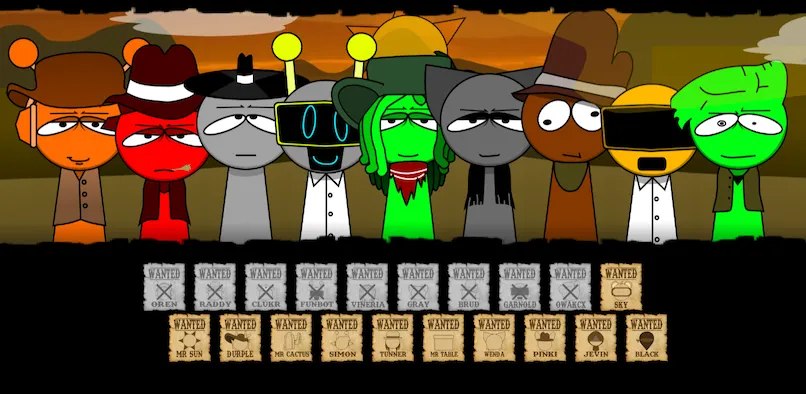 Sprunki - Old West (Wanted)